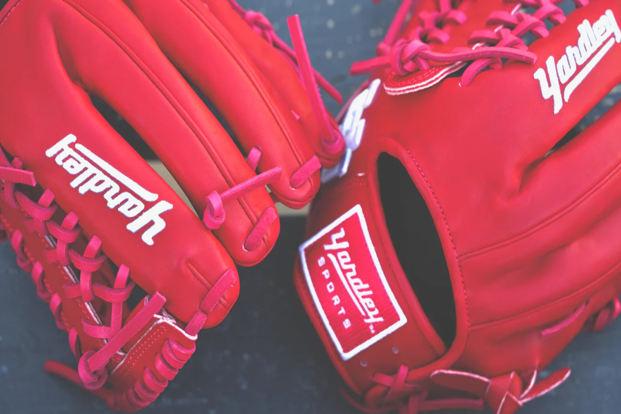 Red Baseball Glove