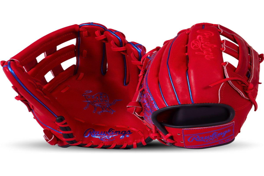 Red Baseball Glove