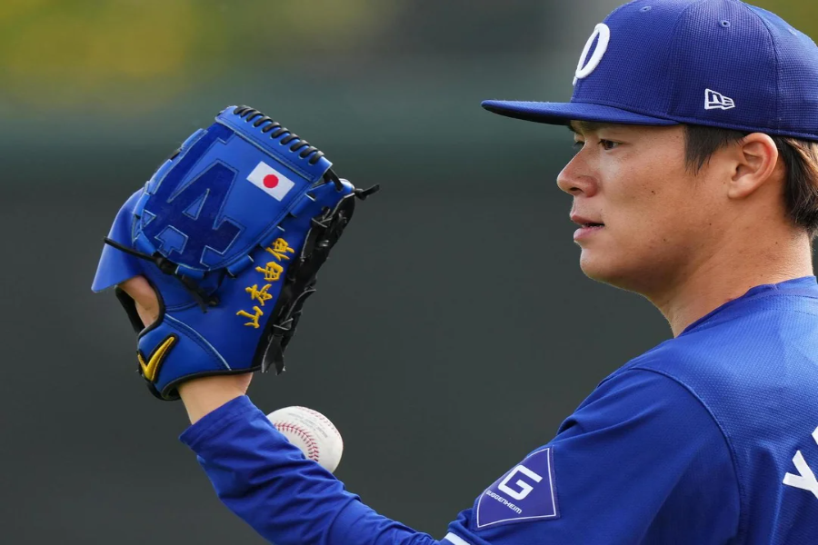 Blue Ice Cream Baseball Glove